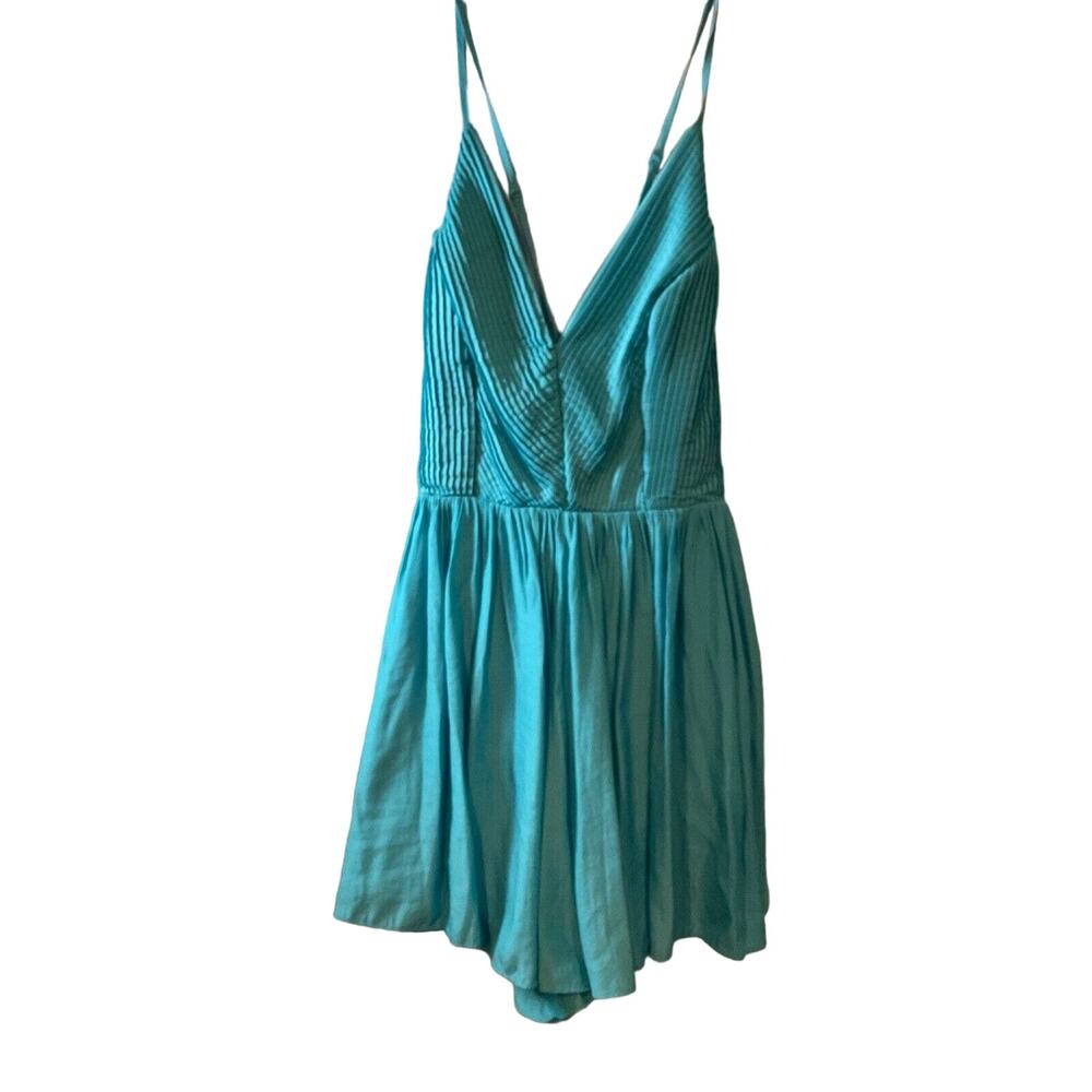 Vestique Blue Skort Dress Size Medium, Sleeveless, Zip Back, Side Pockets‎ NWT